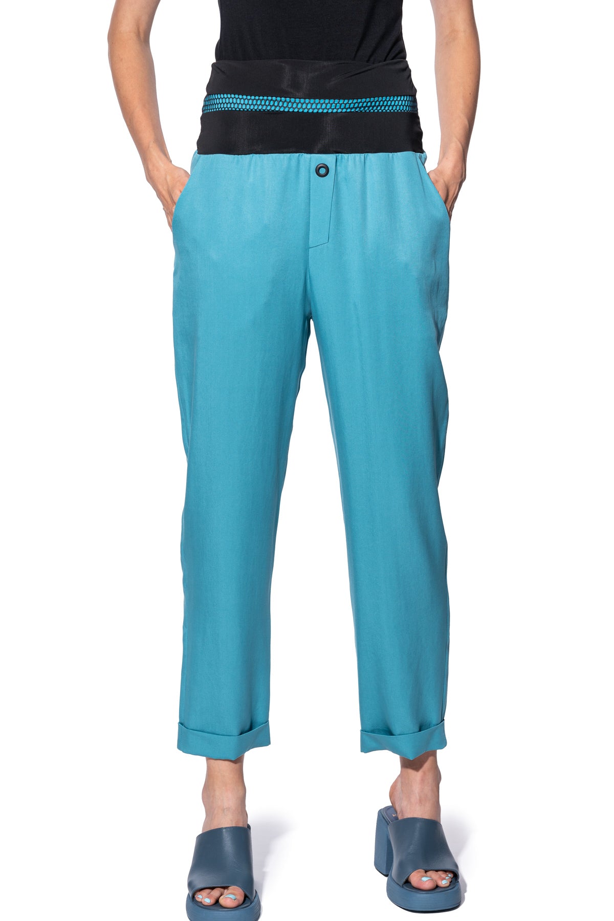 Straight Ankle Length Trousers