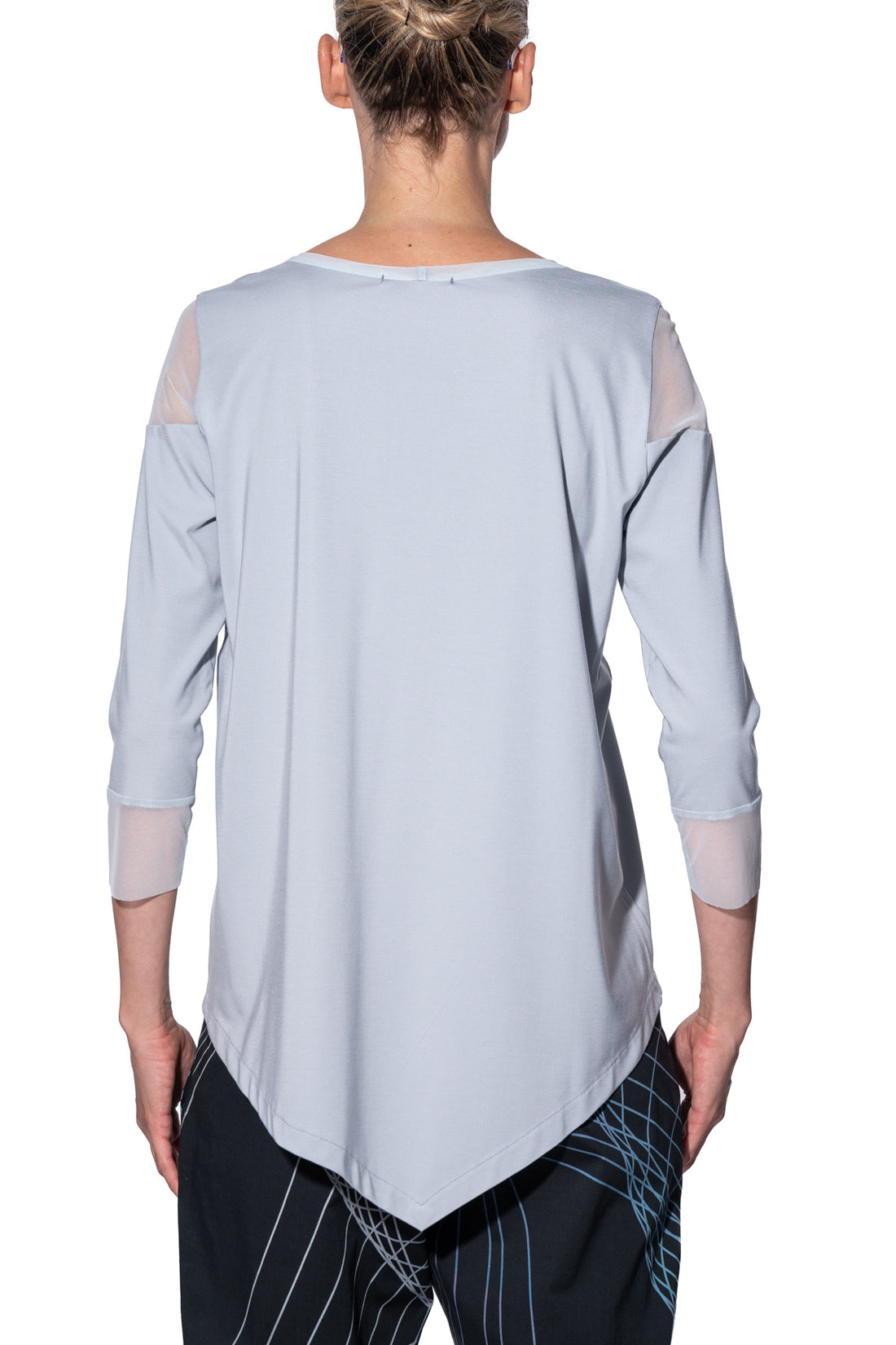 T-shirt with Mesh Shoulder