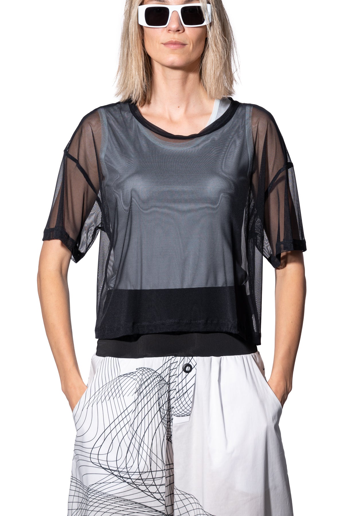 Mesh Boxy T-shirt