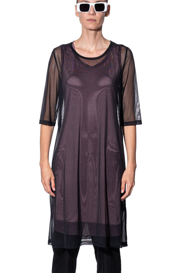 Mesh T-shirt Dress