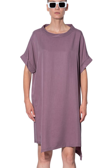 Dress with Asymmetric Hem